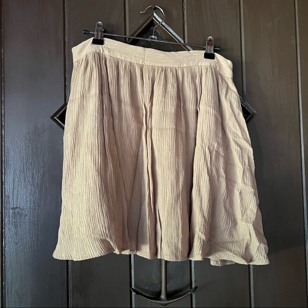 MOVING SALE! Forever 21 tan mini skirt